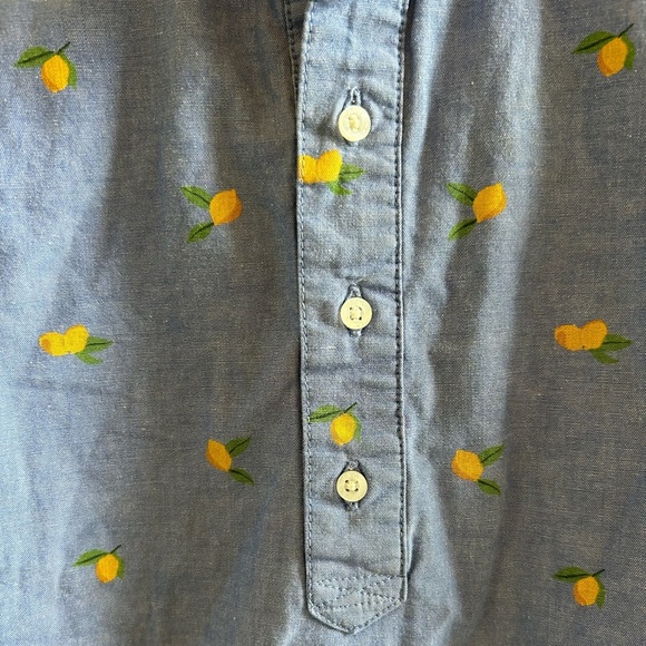 Janie and Jack Lemon Romper - Picture 2 of 6